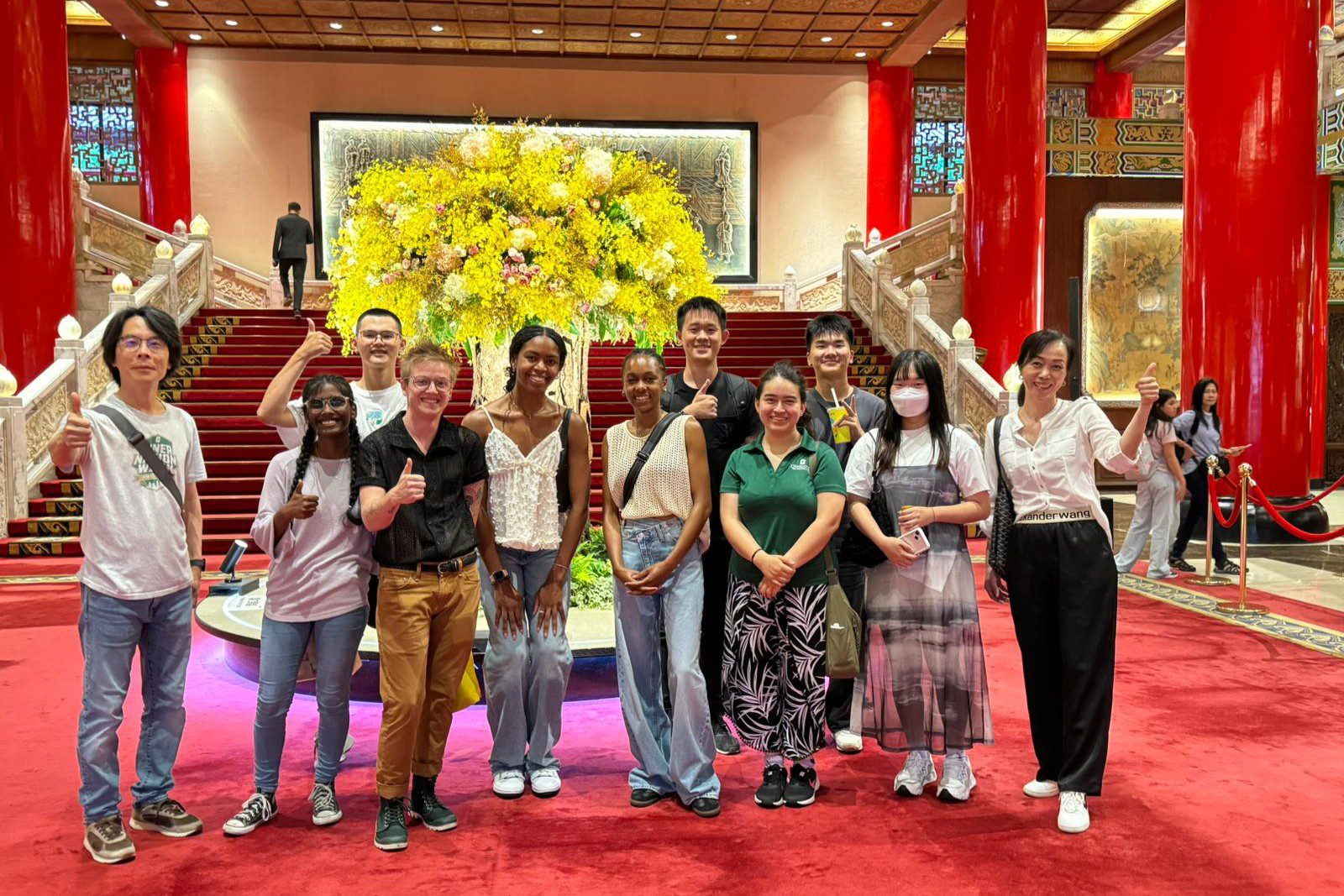 group of students in Taipei