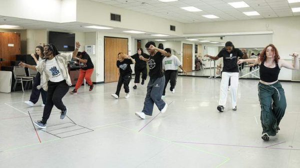 Ashley Tate teaching hip hop