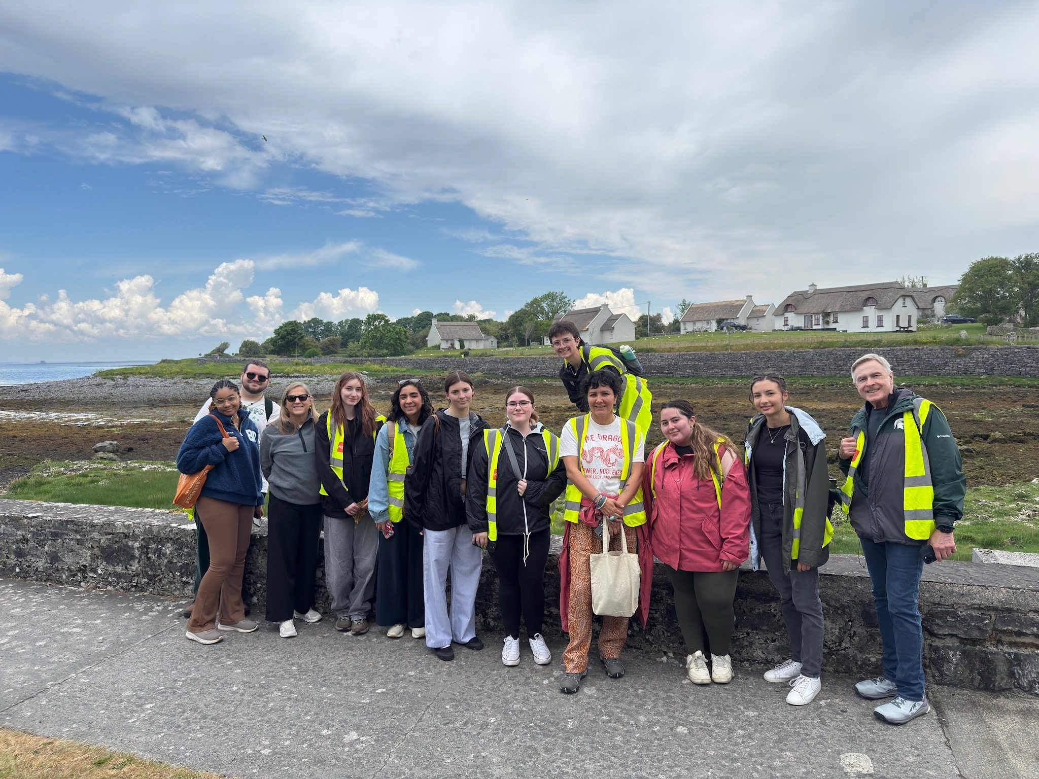 Group photo in Ireland
