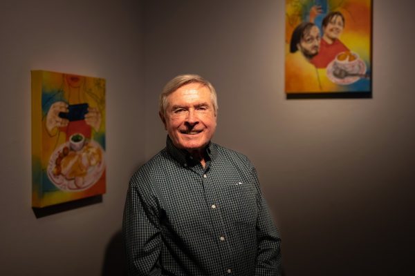 Jim Novak in the Rowe gallery