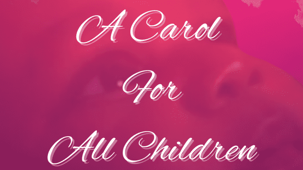 A Carol for All Children font on pink cover