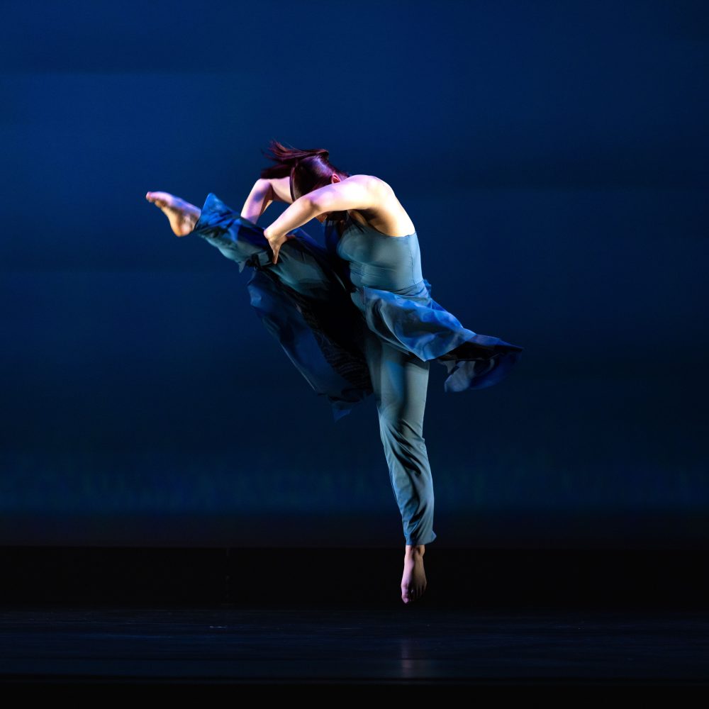 Keegan Martin performing in the dance piece Monachopsis by Ashley Tate
