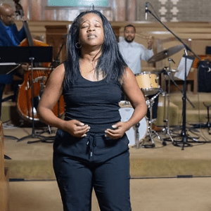 Assistant Professor of Dance Ashley Tate in a No Tears performance.